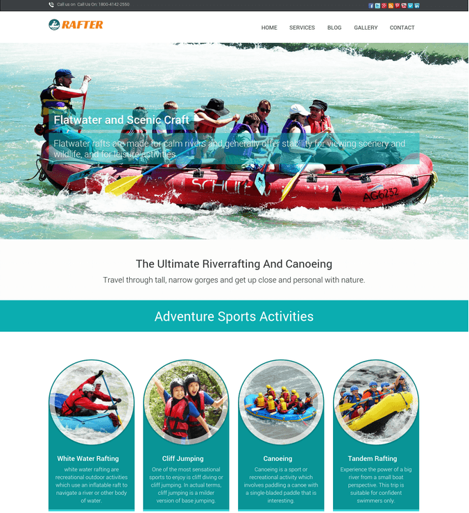 rafter wp theme