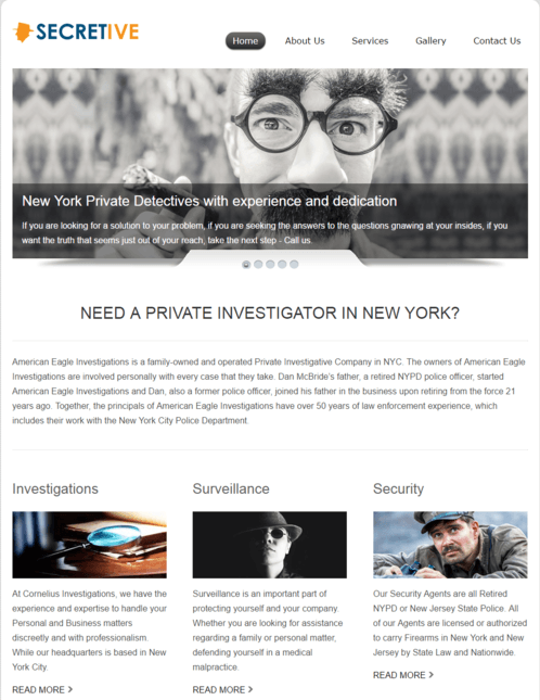 secretive WP Theme