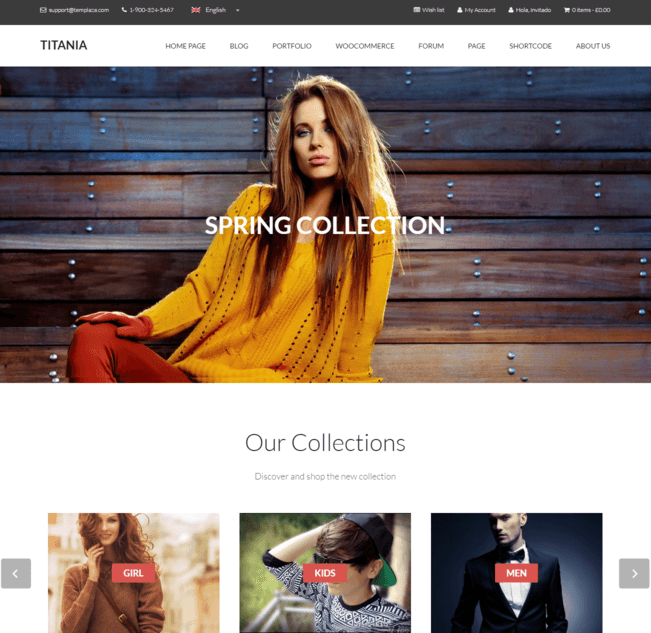 titania wp theme