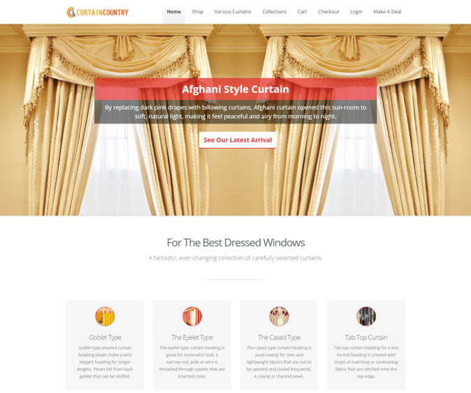 curtain country wp theme