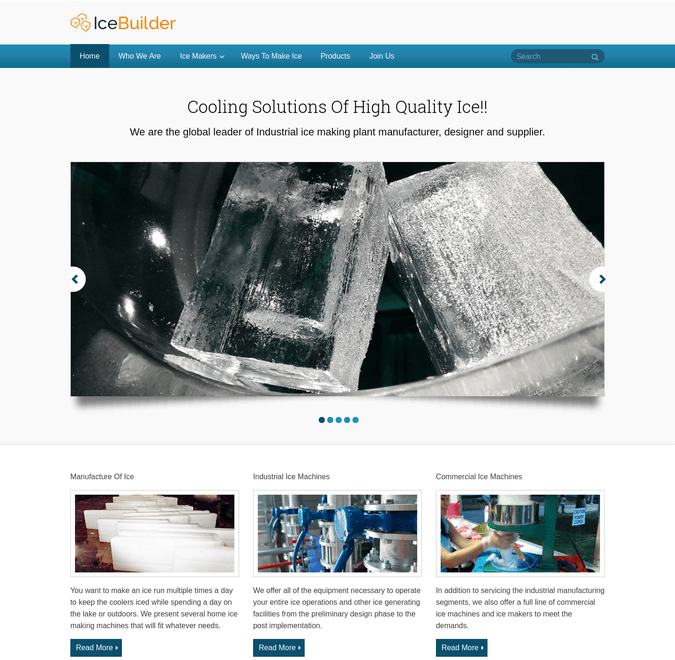 ice builder wp theme