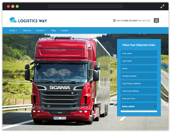 LogisticWay WordPress Template