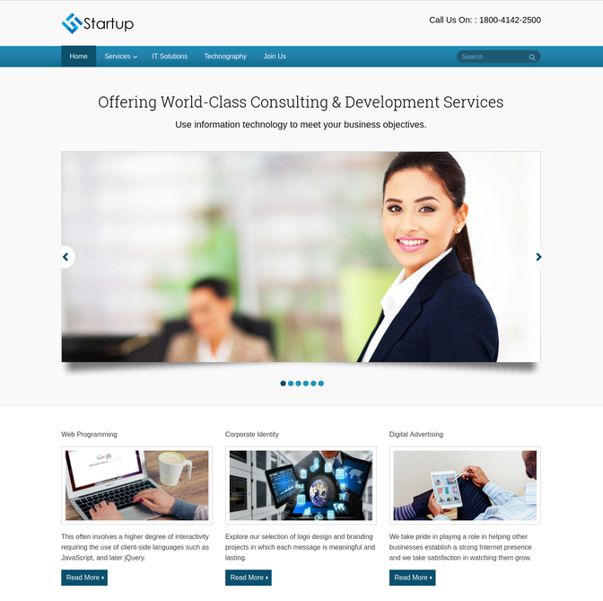 startup wp theme