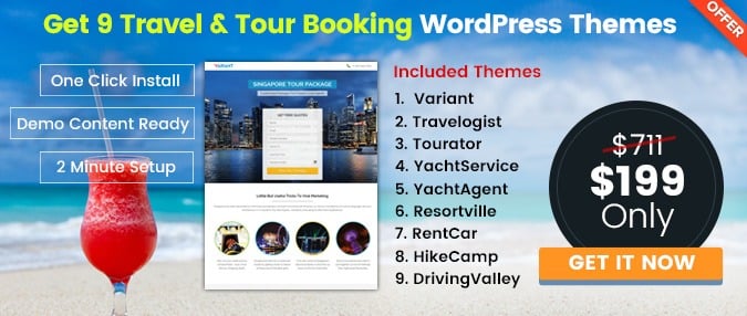 tour booking theme