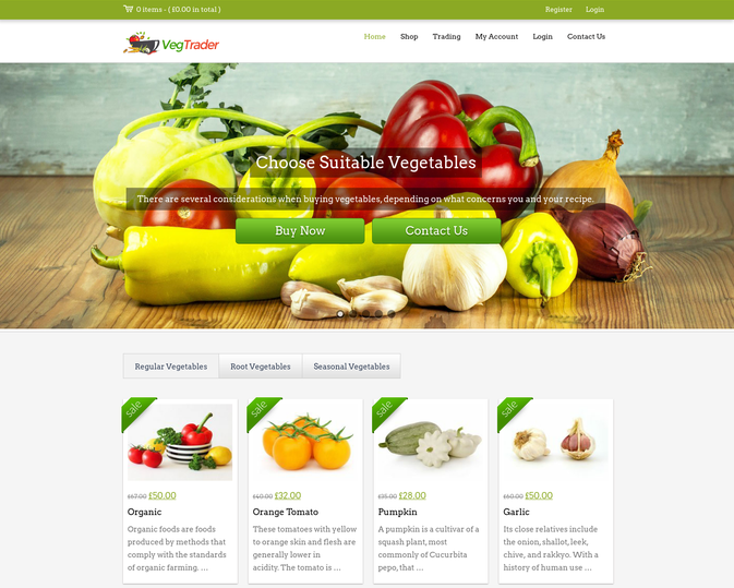 veg trader wp theme