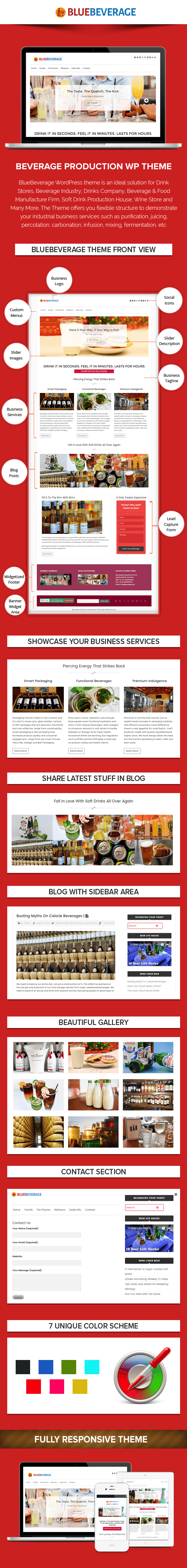 Beverage Production WordPress Theme