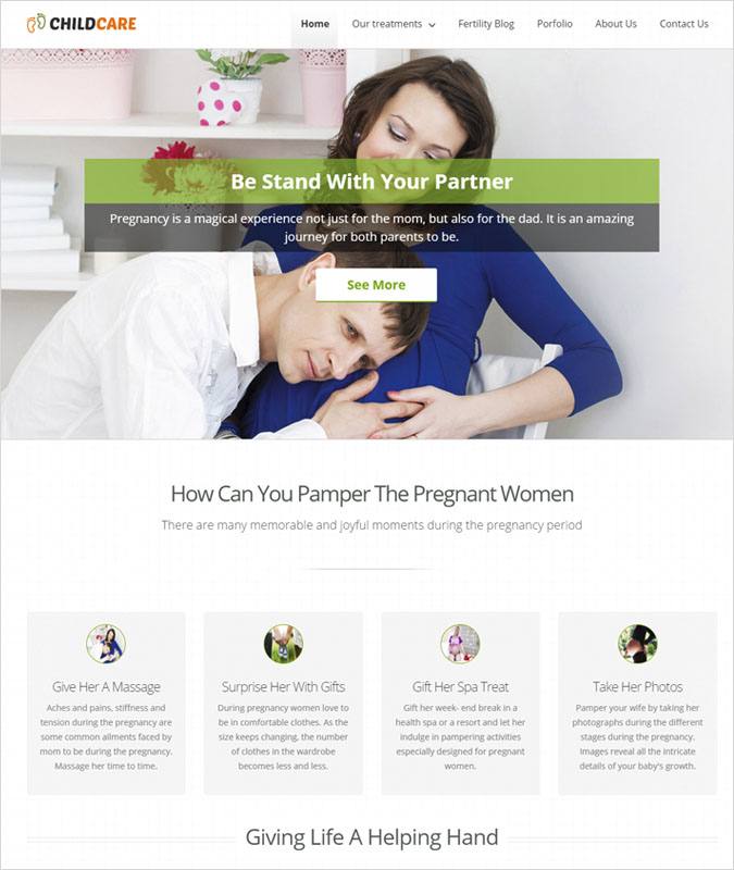 ChildCare WP theme