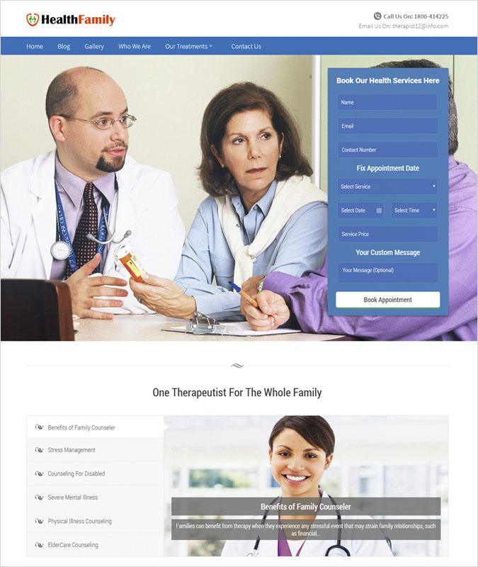 HealthFamily WP theme