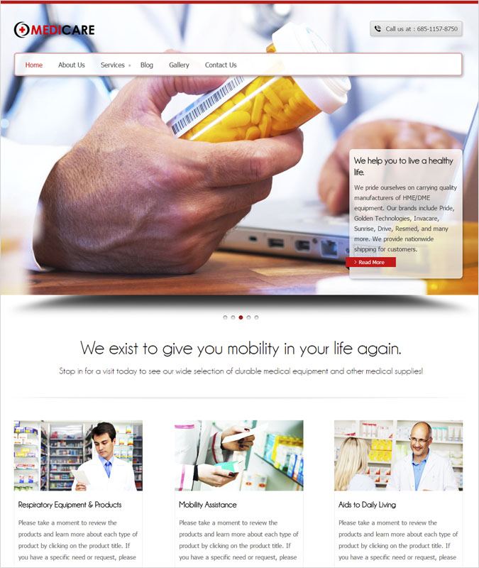 Medicare WP theme