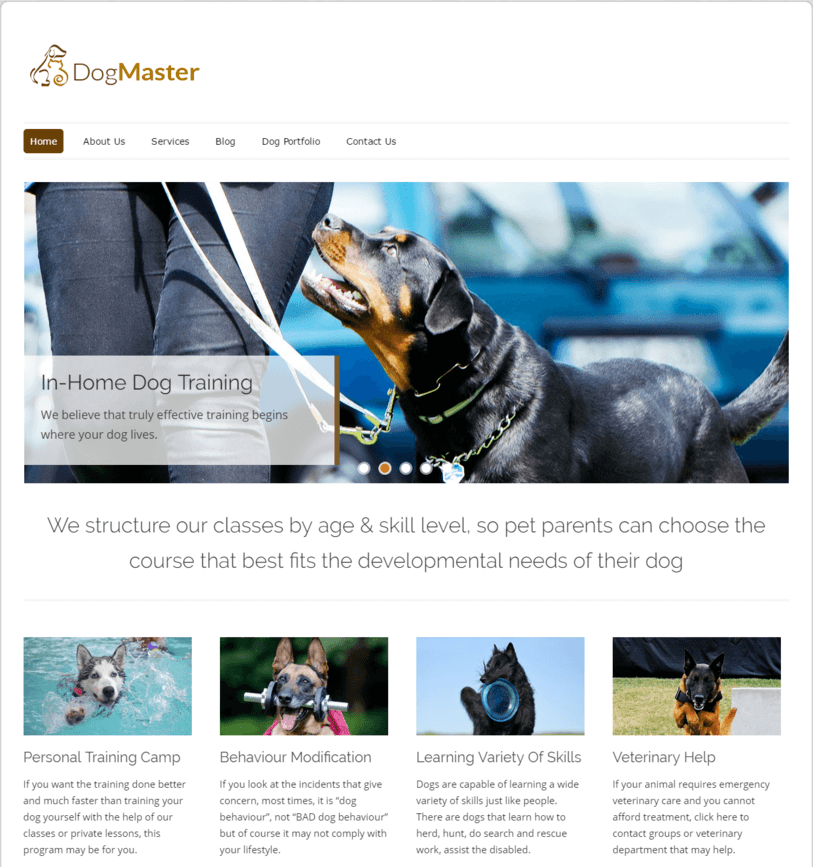 dog-training-wordpress-theme