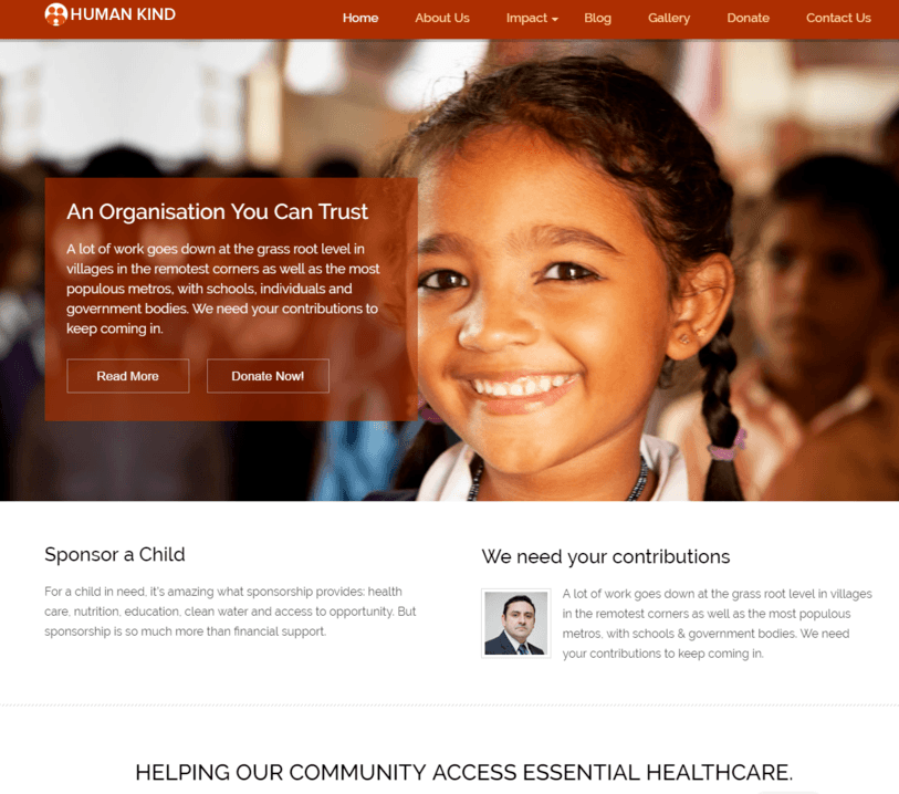 Nonprofit WordPress Theme InkThemes