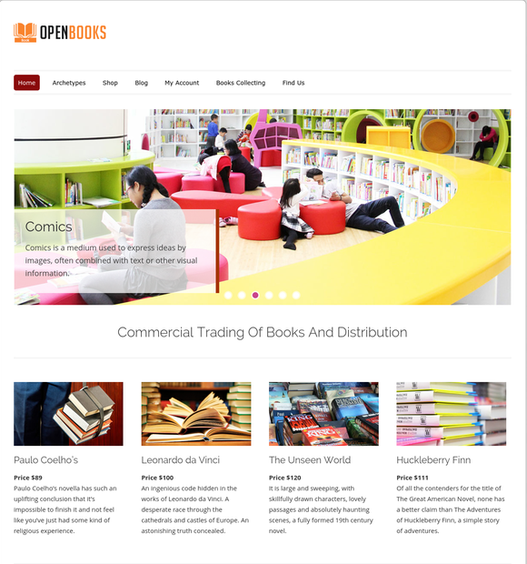 open books wp theme