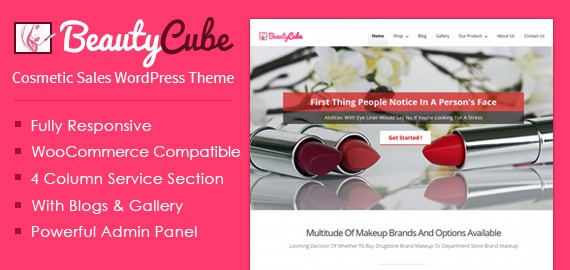 cosmetic product sales wordpress ecommerce theme inkthemes