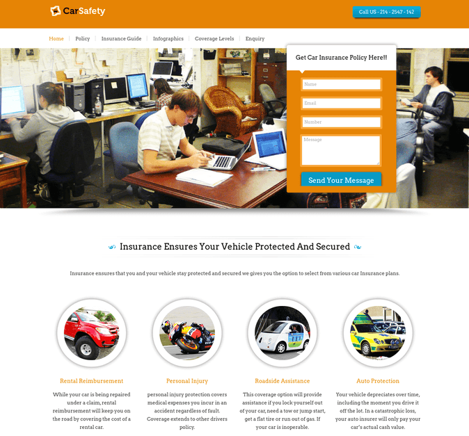 carsafety WordPress theme