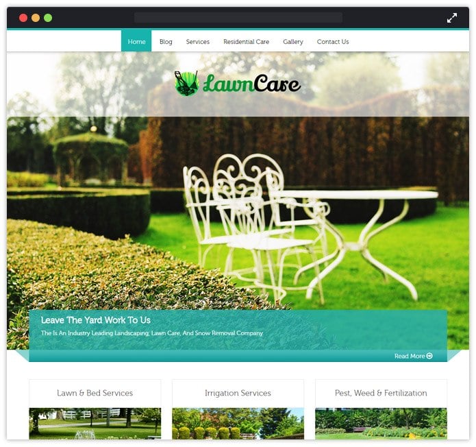 Lawn Care WordPress Theme