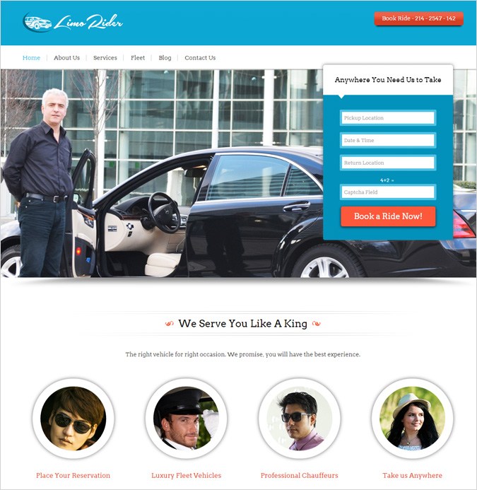 Limousine WordPress theme