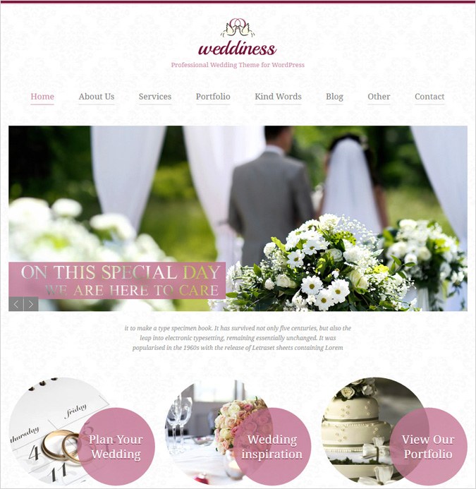 Weddiness WordPress