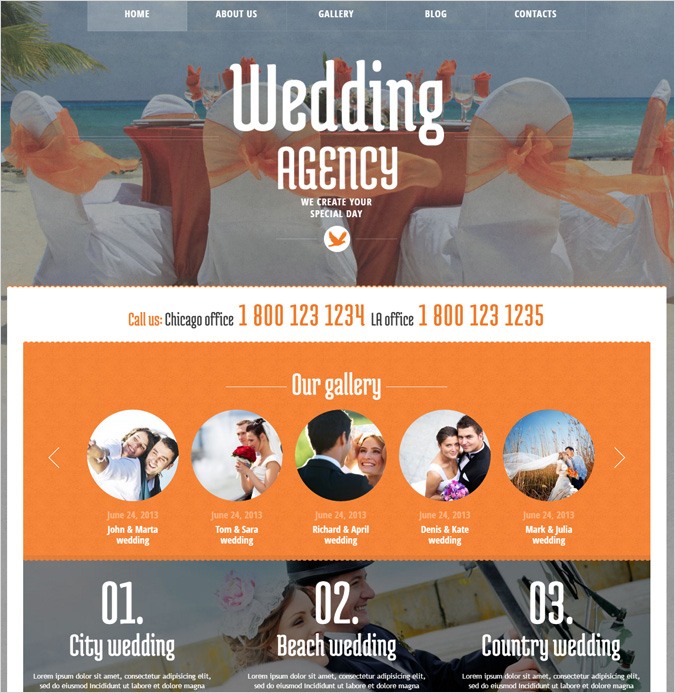 Wedding Agency WordPress