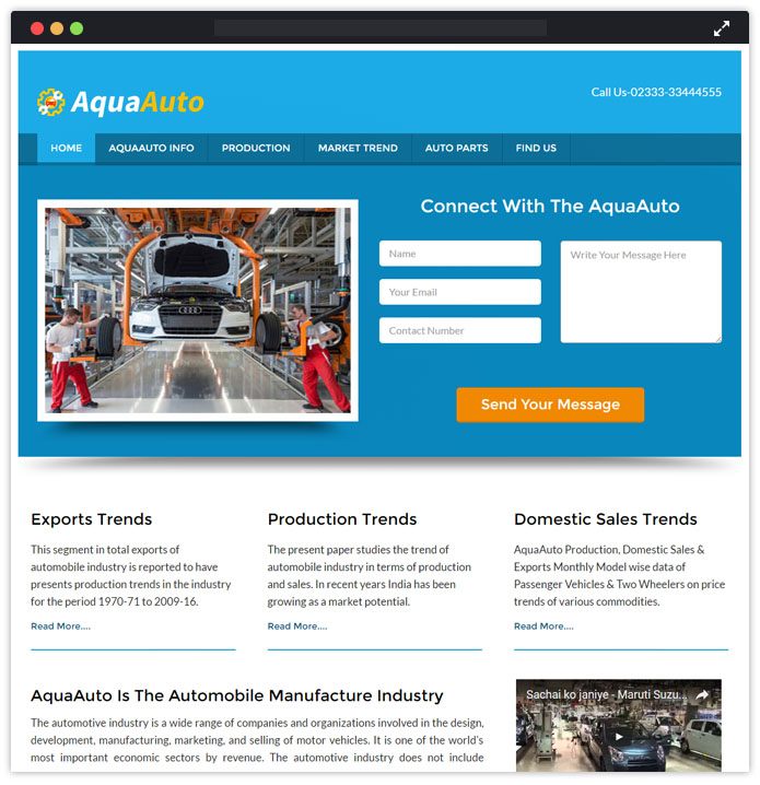 aquaauto wp theme