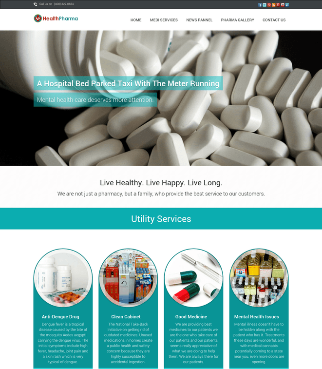 health pharma wp theme