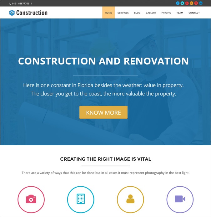 onepage-Construction