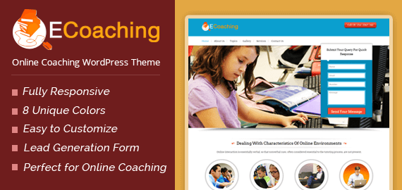 ecoaching online coaching wordpress theme inkthemes