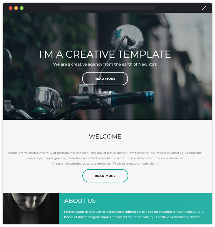 Air - One Page Website Html Template