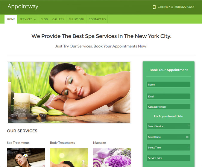 Appointway WordPress Theme