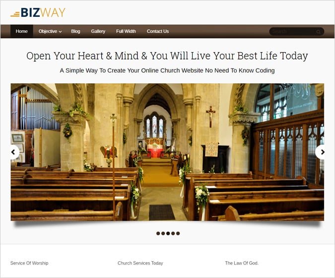 Bizway WordPress Theme