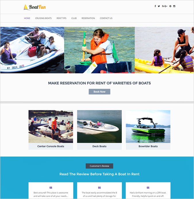 Boat Fun Theme