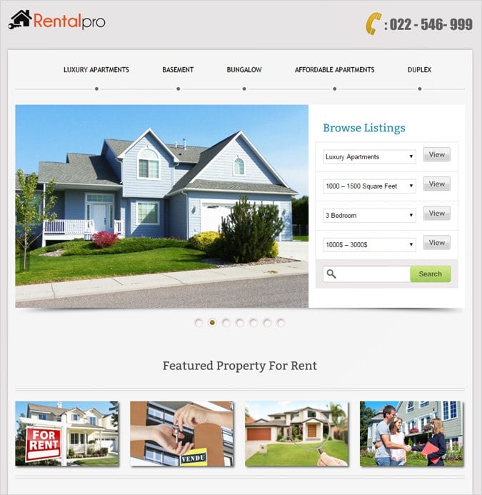 Rental Pro Theme