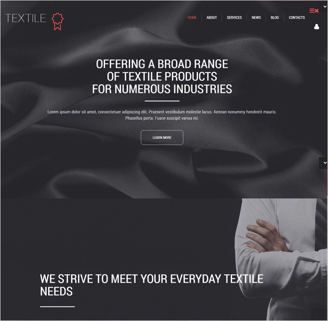 Textile WordPress Theme