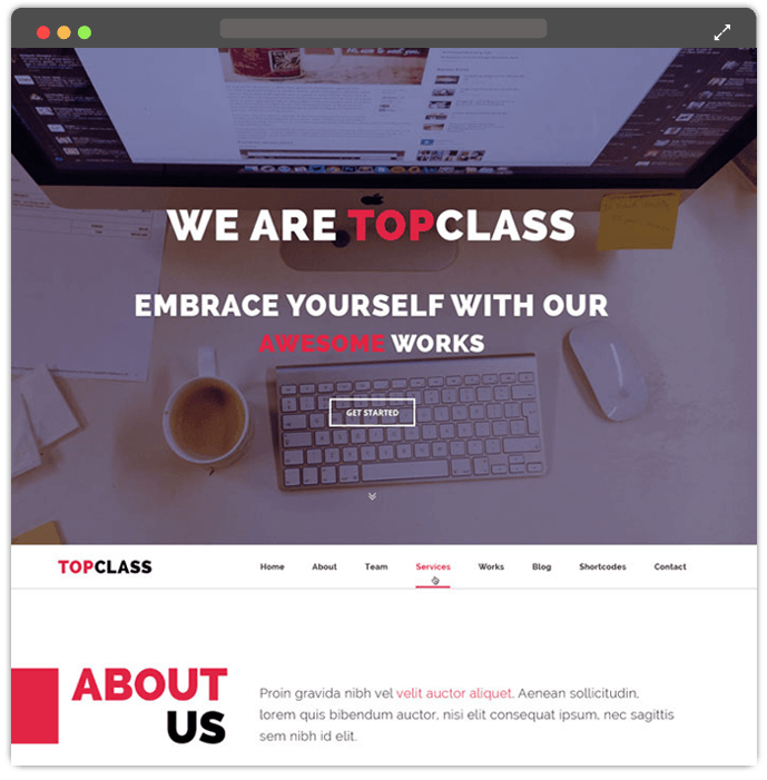 topclass wp theme