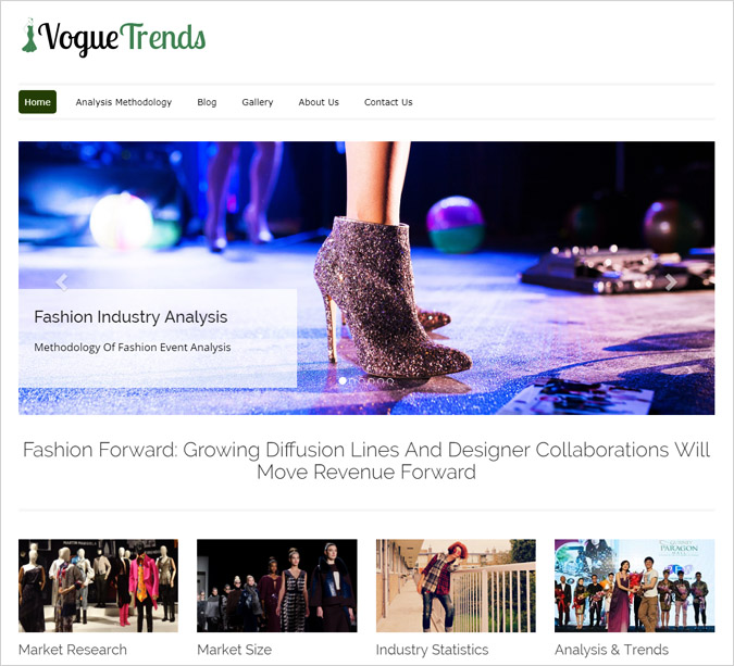 Vogue Trends WordPress Theme