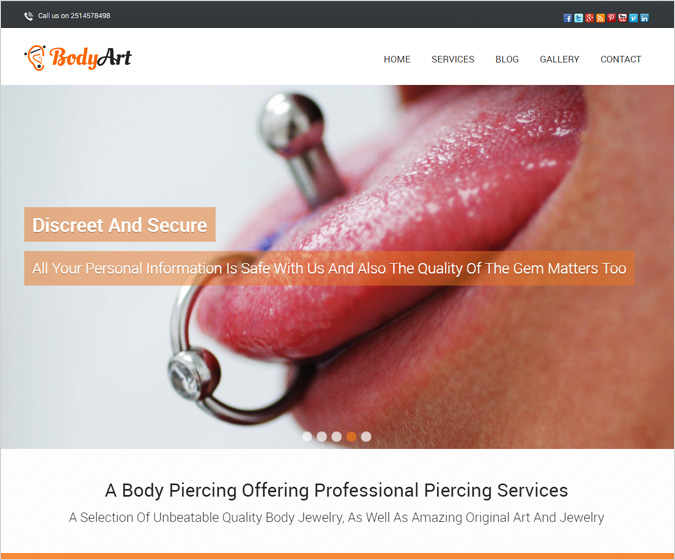 BodyArt WordPress Theme