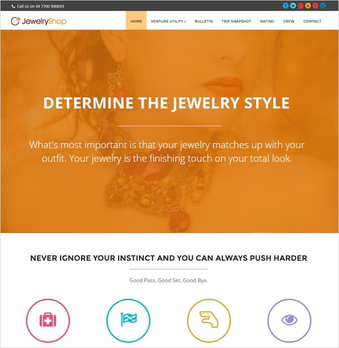 onepage theme-JEWELRY