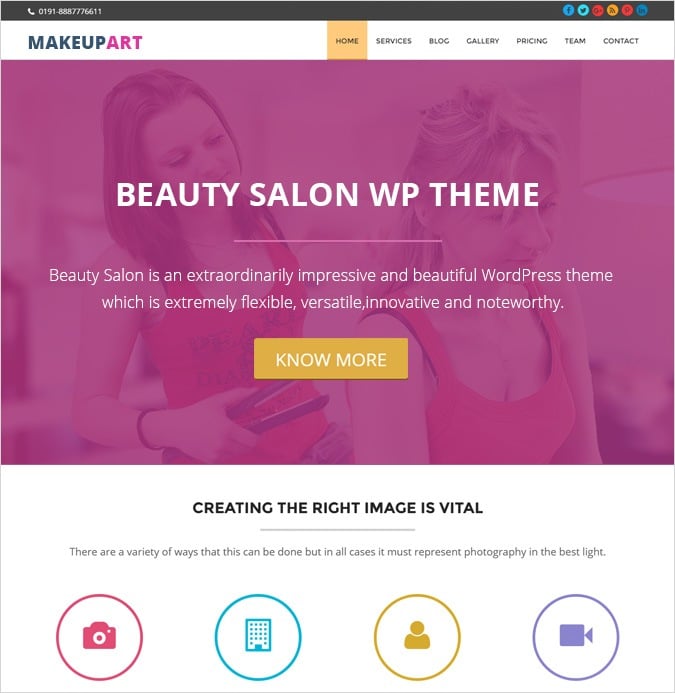 onepage theme-SALON