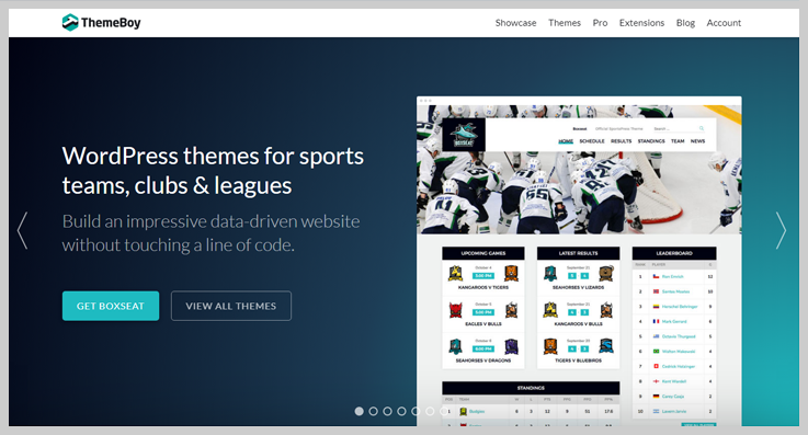 ThemeBoy - Best Free Sports WordPress Themes