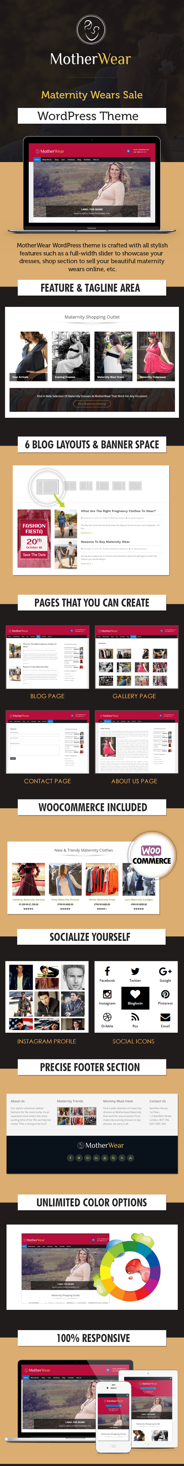 Motherwear Maternity Wears Sale Wordpress Theme Inkthemes