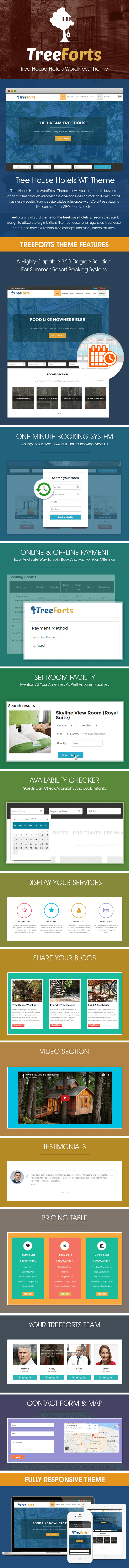 Tree House Hotels WordPress