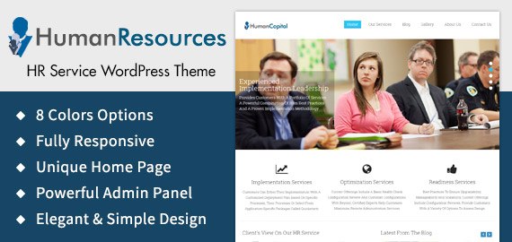 human resources hr service wordpress theme template inkthemes