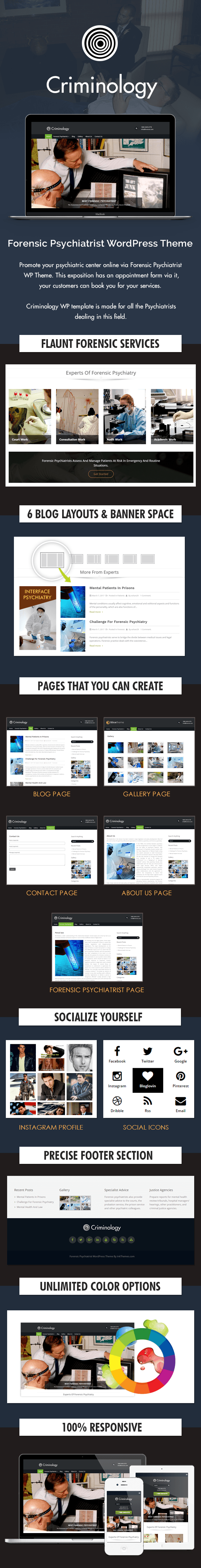 Forensic Psychiatrist WordPress Theme