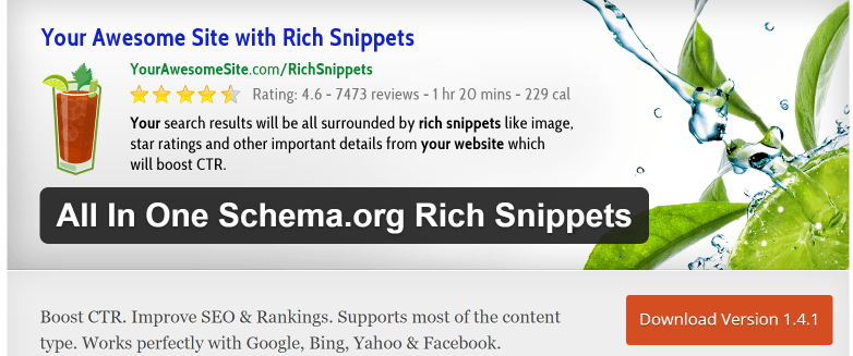 All In One Schema.org Rich Snippet