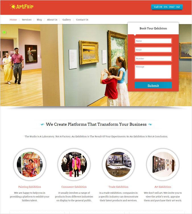 ArtFair WP theme