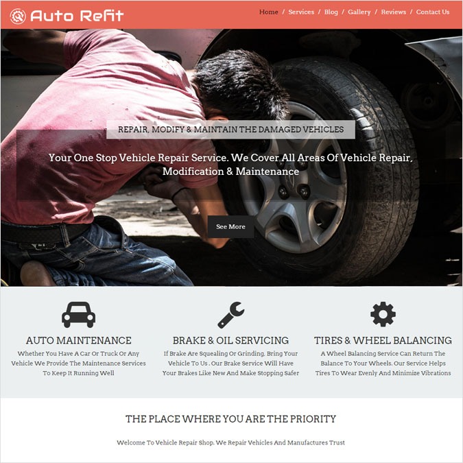 AutoRefit WP theme