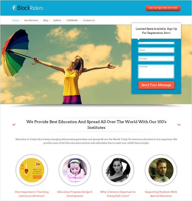 BlackRiders WordPress Theme