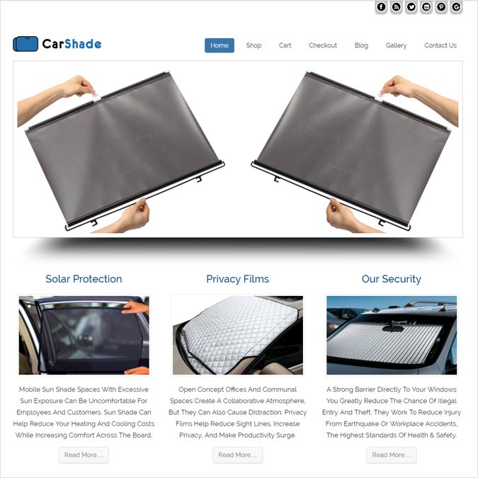 CarShade WP theme