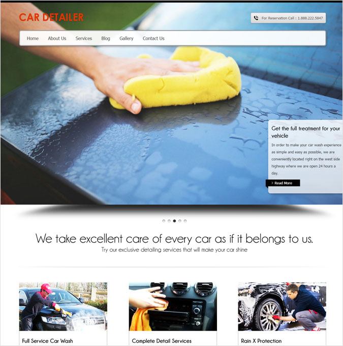 CarDetailer WP theme