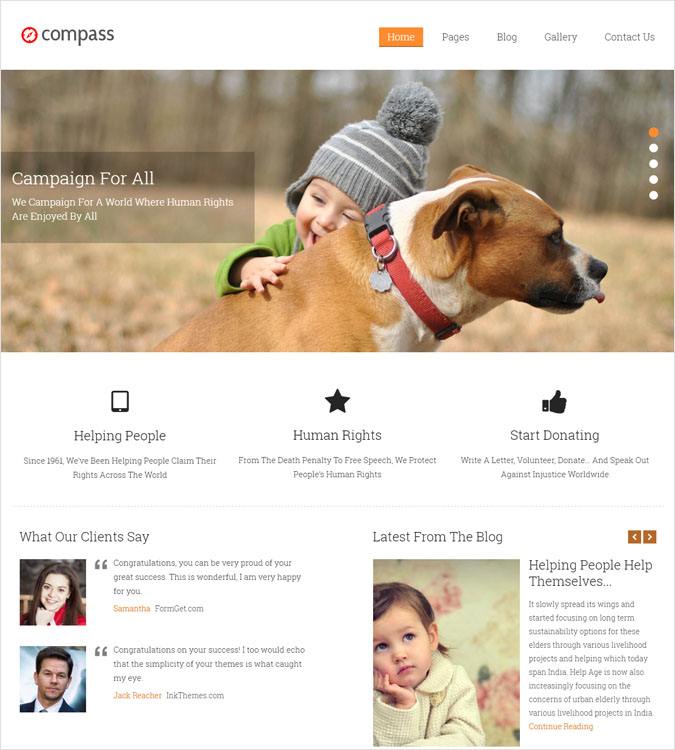 Compass WordPress Theme