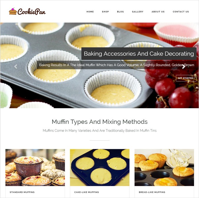 CookiePan WP theme